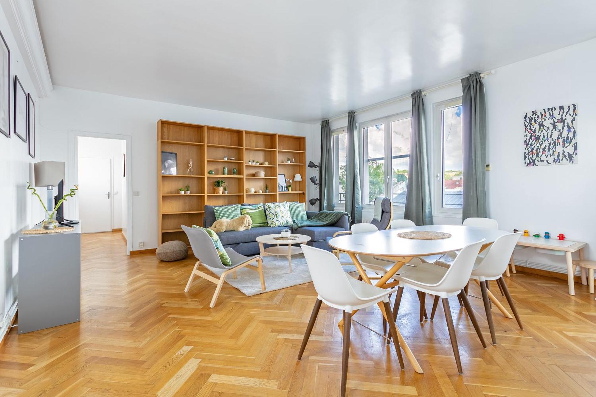 Apartamento Parisian Penthouse With Large Terrasse Pierrefitte-sur-Seine Exterior foto