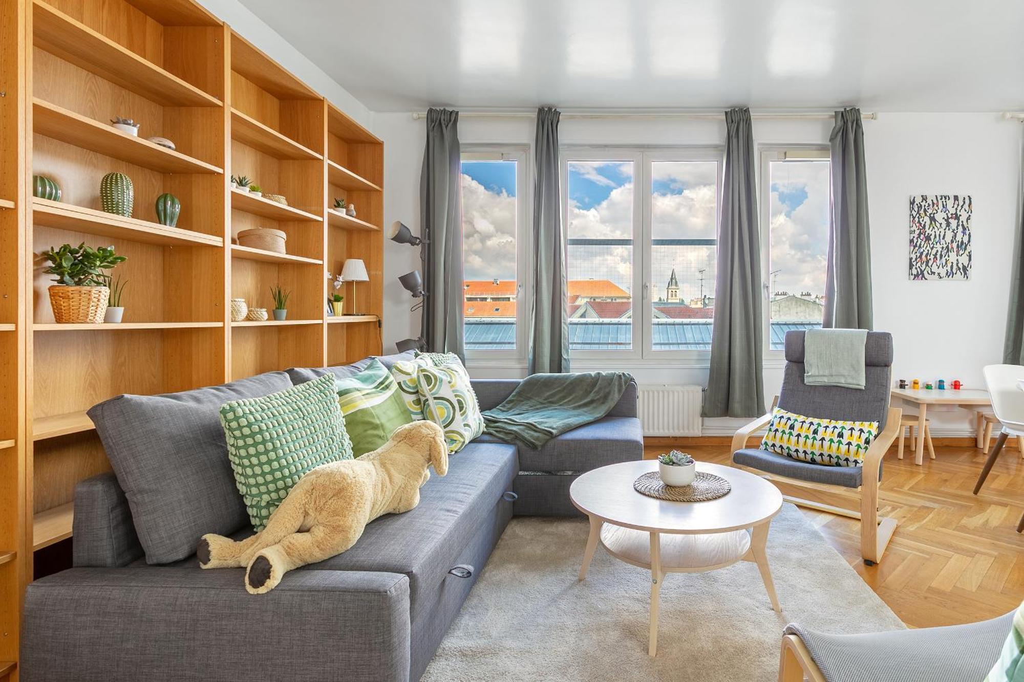 Apartamento Parisian Penthouse With Large Terrasse Pierrefitte-sur-Seine Exterior foto